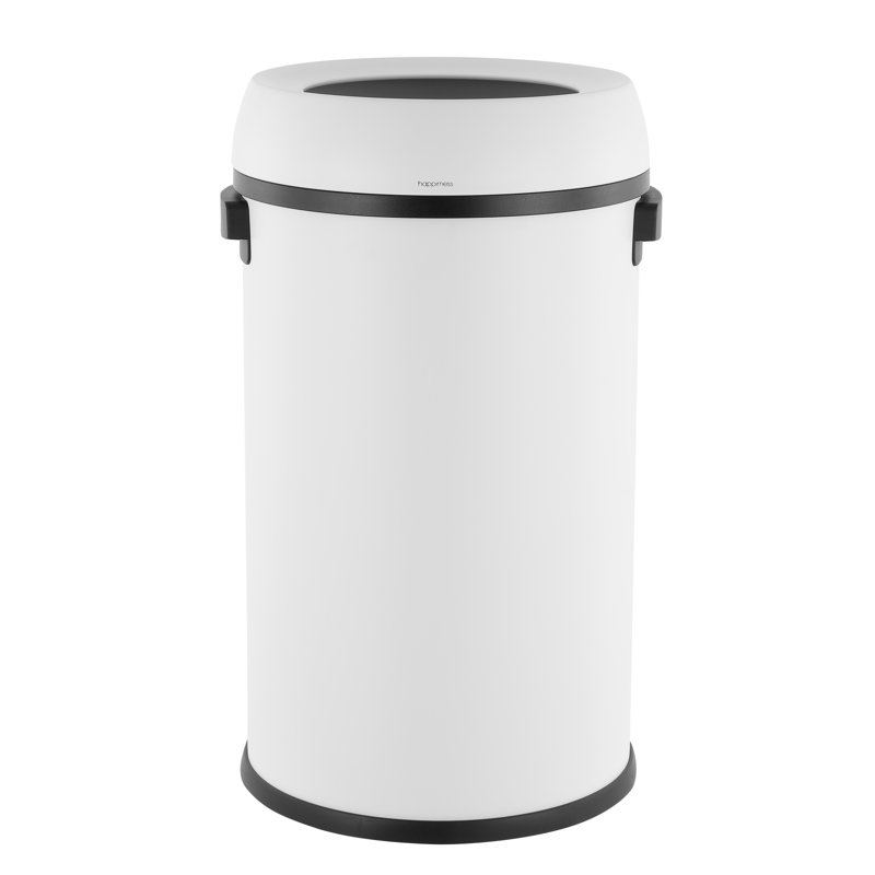 happimess Chuck Stainless Steel 17.2 Gallon Trash Can Wayfair